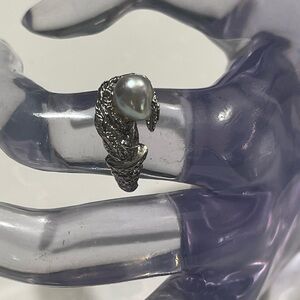 Sterling Silver cultured Pearl Ring